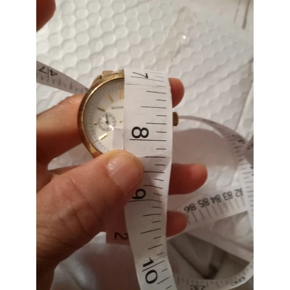 MK5192 LADIES Watch MICHAEL KORS HIGH END 3 DIALS MILITARY RTL $295 8 Inches+-